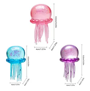 【Free Shipping 】Soft Gel Filled Sensory Squeeze Toy, Stretchy Elastic Squishy Stress Relief Ball, Calming Anxiety Reducing Hand Fidget, Cute Relaxing Jelly Texture, Fun Portable Handheld Squeeze Toy Gift for All Ages