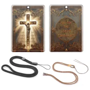 NFC Bible Verse Tag – Christian Gift with Daily Scripture, Tap Phone to Read Verses, Car Hanging or Necklace for Men & Women