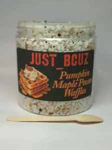 Jar of Pumpkin Maple Pecan Waffles Fragranced Wax Melt Beads