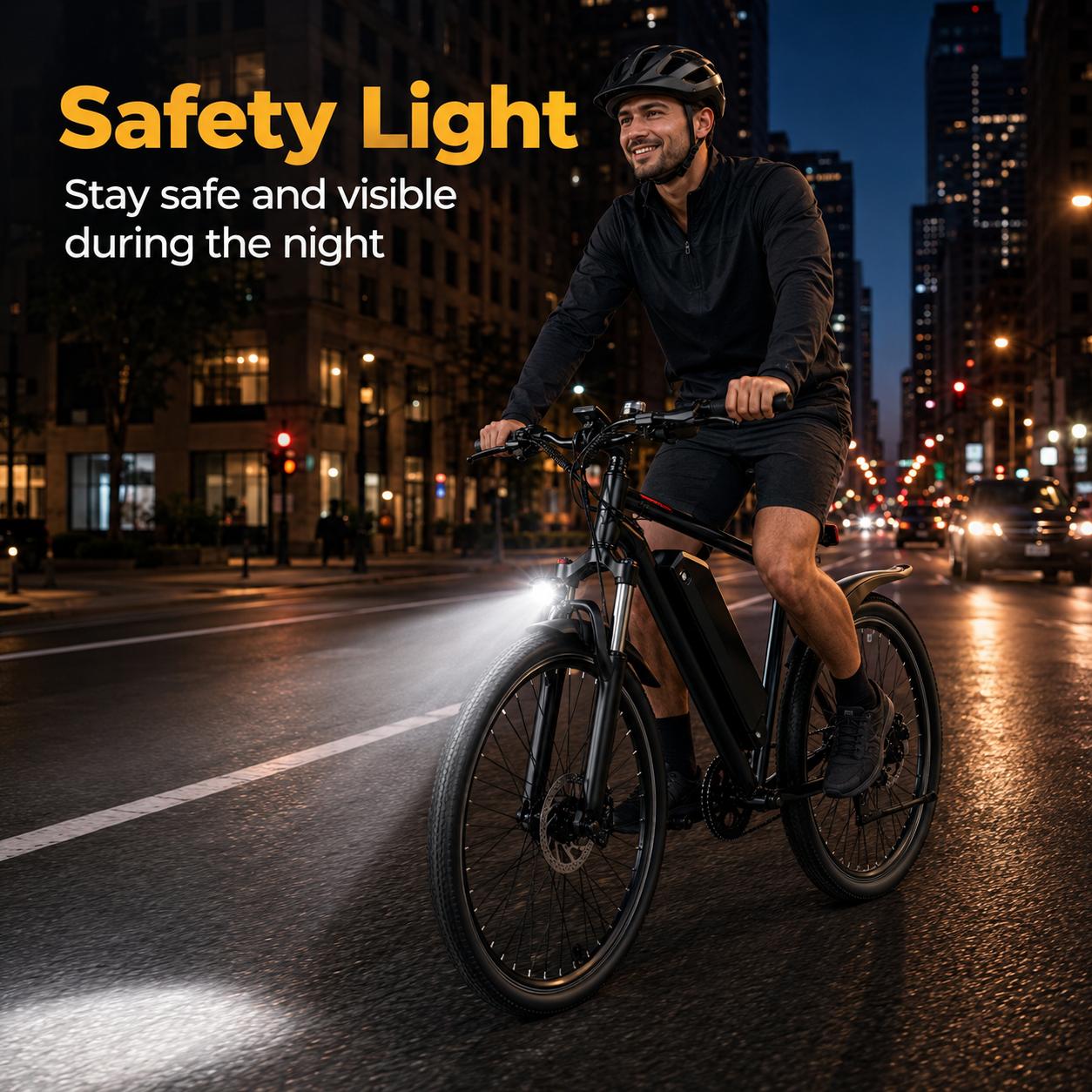 Urban City Commuter Ebike for Adults - 350W Motor, 22MPH Top Speed, 30-55 mi Range, Removable Battery, 7-Speed, All-Terrain for Commuting, Removable Battery Ebike