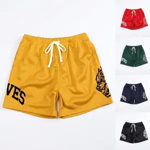 Men’s Shorts, Sports Clothing for Men – Mesh Quick-Dry Clothes, Multi-Color for Beach, Basketball, Volleyball, Softball with Sporty Design