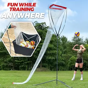 High quality indoor and outdoor height adjustable volleyball serve and spike training equipment