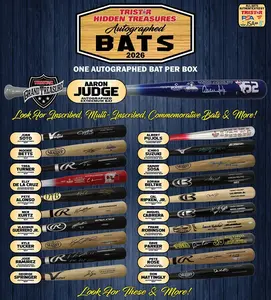 TRISTAR Hidden Treasures Autographed Bats 2026 Edition | Columbia Sports Cards