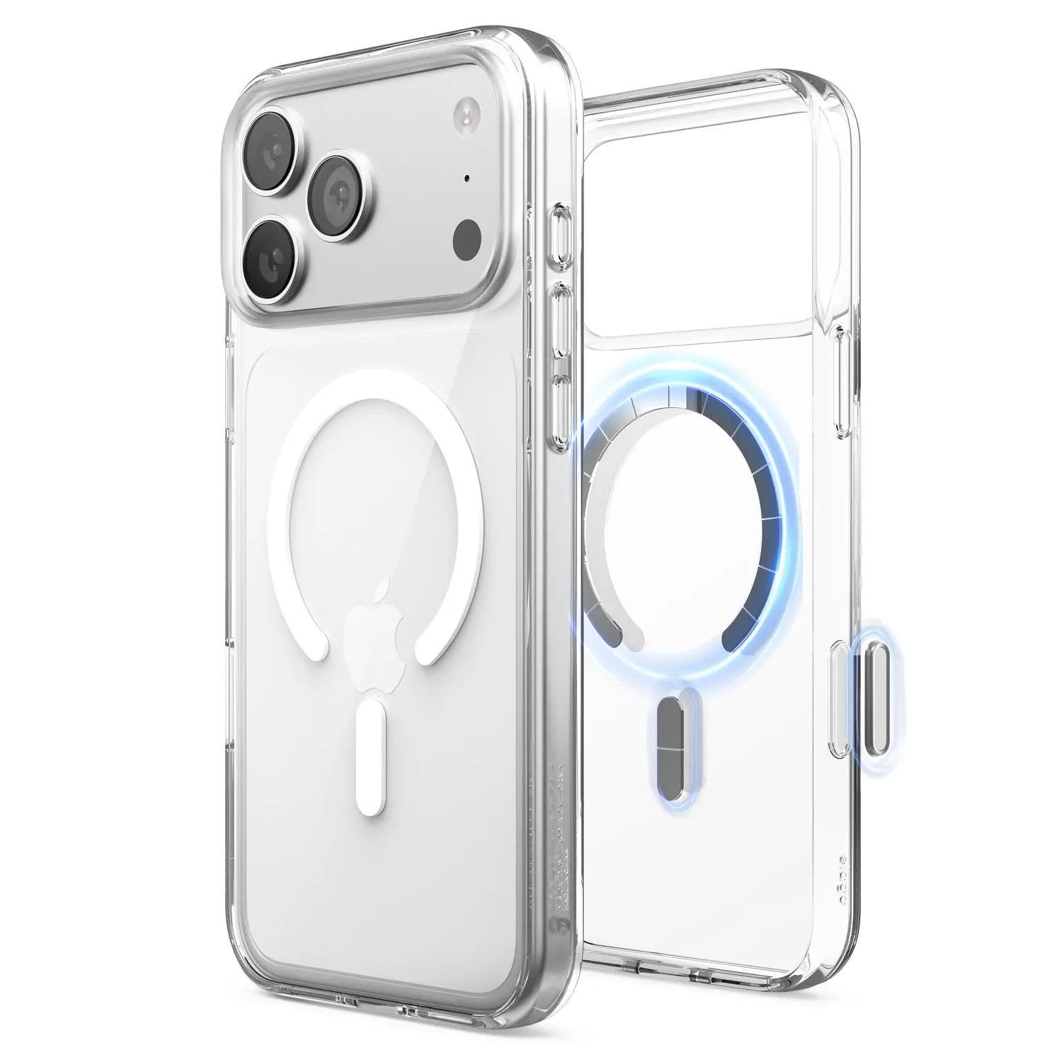 elago Magnetic Hybrid Crystal Casing for iPhone 17 Pro Max, Transparent Smartphone-Cellphone Accessory, Protection