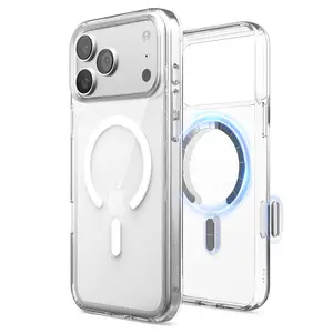 elago Magnetic Hybrid Case for iPhone 17 Pro Max (Transparent)