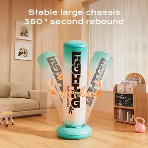 Gradient Inflatable Sandbag for Kids & Adults, Indoor Activity Set, Karate Boxing Training Kit, Boxing Equipment, Durable Quick Bounce, Christmas/birthday Gift