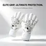 Football gloves, goalkeeper gloves, goalkeeper gloves for children and adults, for competition and training, with finger protection, thickened latex, non-slip, SummerVibes soccer goalie