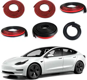 Applicable to Tesla model 3/Y Whole Vehicle Seal Strip Sound Insulation and Noise Reduction Door Shock Absorption Water Barrier Strip Modification Accessories outdoorfun