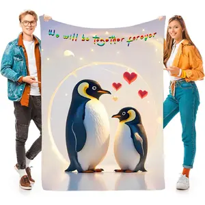 Funny Romantic Throw Blanket – Soft Cozy Fleece, Cute Couple Gift for Boyfriend, Girlfriend, Husband or Wife-50x60 Inch