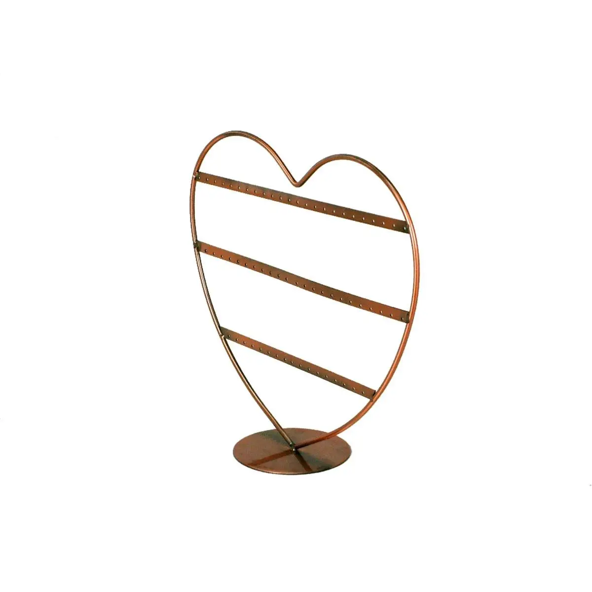 AMKO FA-030 12 x 12 in. Antique Style Heart Shape Earring Display