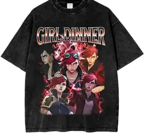 Vi Arcane Girl Dinner Shirt, League of Legends Shirt, Arcane SS2 League of Legends Fan gift