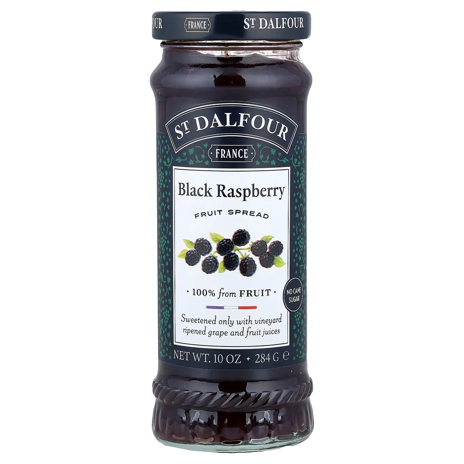 St. Dalfour Fruit Spread, Black Raspberry , 10 oz (284 g)