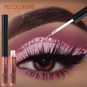 1PC Long-lasting Eyeliner - , Waterproof, Gentle and Delicate, Suitable for Christmas and Music Festivals, Create A Variety of Beautiful Eye Makeup Look