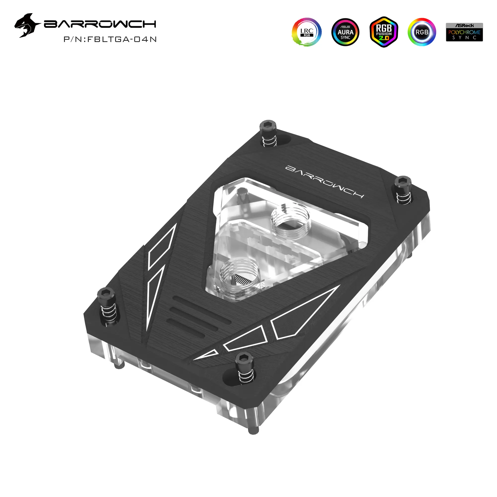 Barrowch M Series CPU Water Block AMD Ryzen AM4/AM3
