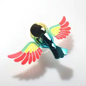 One Piece Car Mounted Flying Bird Exterior Car Ornaments Electric Car Ornaments with Vibrant Wings for Rearview Mirror and Roof Decorations