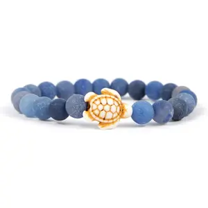 Sea Turtle Tracking Bracelet - Ocean Mist