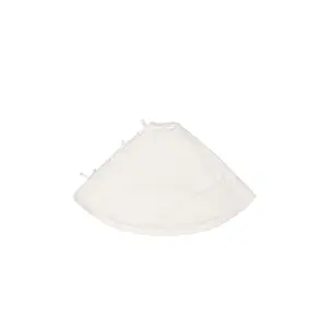 Barefoot Dreams X Revolve Cozychic Cable Holiday Tree Skirt in Cream