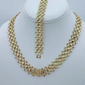 Rodriguezjewelry # 2880 Necklace 18 inches  # 2881 Bracelet  7.5 inches