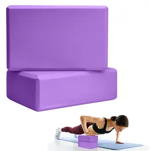A yoga brick of 3*6*9, Eva high-density practice brick, fitness auxiliary brick, professional dance splits, leg stretches, fitness and body shaping tool for children and adults, dancing and practice auxiliary tools, Yoga Equipment