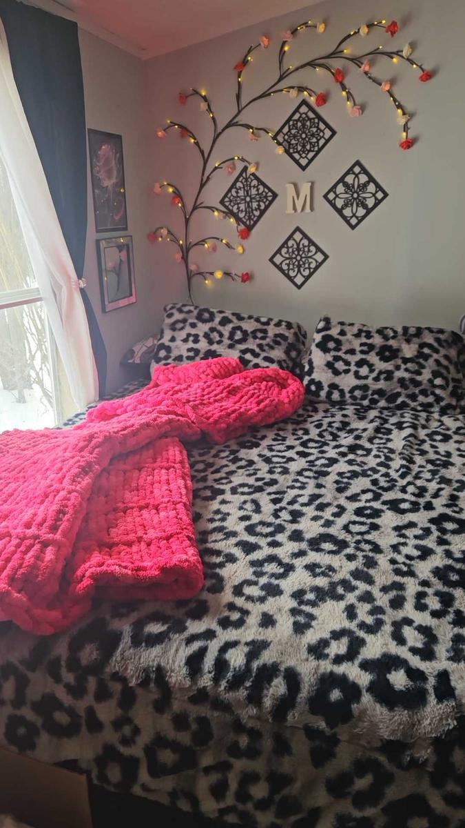 Item: Leopard print - grey, US-Queen(153*203cm)