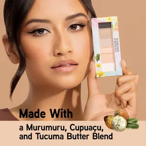 Eyeshadow Palette By Physicians Formula Matte Monoi Butter Eyeshadow Natural Matte Blushed Nudes, For Sensitive Skin, Hypoallergenic, Nourishing Moisturizing, Smooth, All Day Wear Makeup Cosmetic