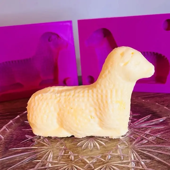 GIANT Lamb Butter Mold 3D Printed for Creative Cooking and Baking