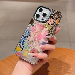 Fashion Pattern Phone Case, Decorative Phone Protector Cover, Phone Accessories Compatible with iPhone 11 12 13 14 15 16 Pro Max
