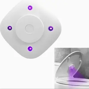 Toilet Sterilizer Lamp, Uvc UV Disinfection Light, Automatic Sensor, Smart Sterilizer, USB Rechargeable, Bathroom Essential, Toilet Sanitizer Device