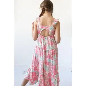 Beach Daze Ruffle Maxi Dress