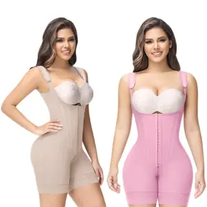 Women's Colombian Body-Hugging Compressed Control Elasticity Shapewear Bodysuit - High-Waist Shaper Girdle Butt Lifting Functional Crotch Design for Summer Outdoor Activities