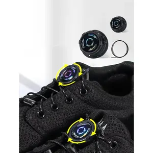 Rotating Shoe Laces with Lazy No-tie Shoelaces Buckle, Secure Lace Up, Shoes Accessories for Men & Women, Shoes Accessories for Running, Jogging, Walking, Footwear Lace