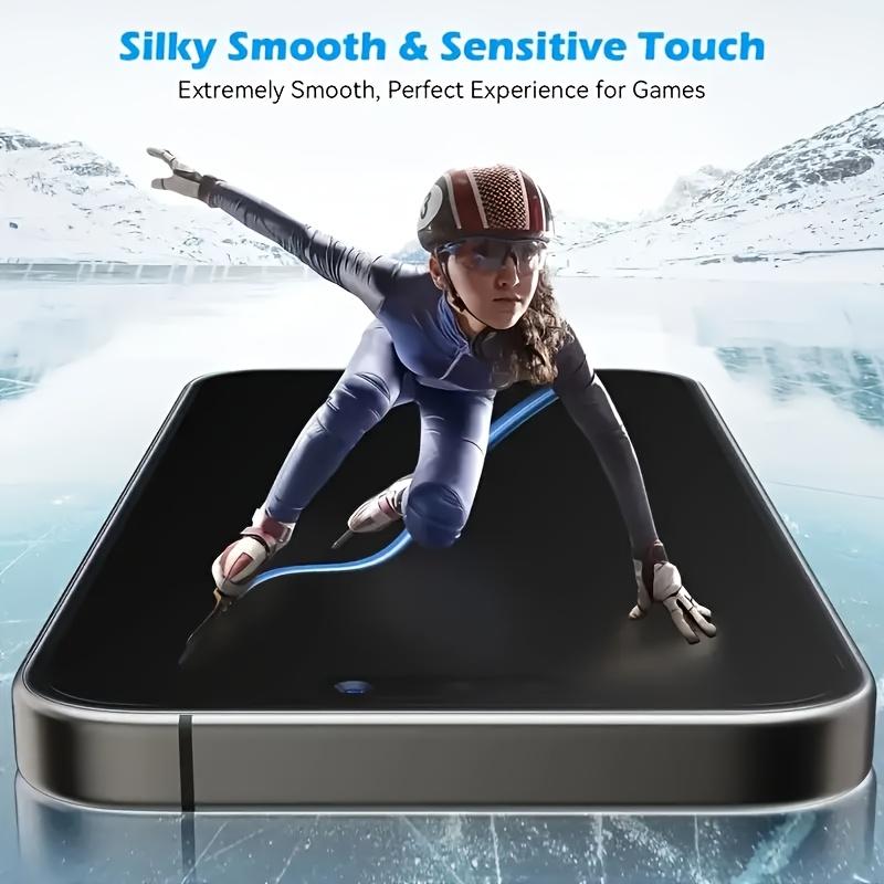 Privacy Screen Protector for iPhone 16/15/14 Pro Max series, Anti-Spy, Fingerprint Resistant, 9H Scratch Resistance, Military-Grade Shatterproof Protection shockproof Cellphone Protective