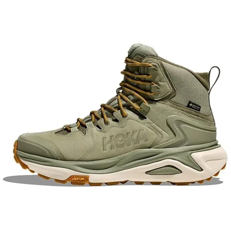 HOKA Kaha 3 GORE-TEX 'Sea Moss' Men's Lightweight Trail Running Shoes with Waterproof Protection & Cushioned Midsole for All Seasons