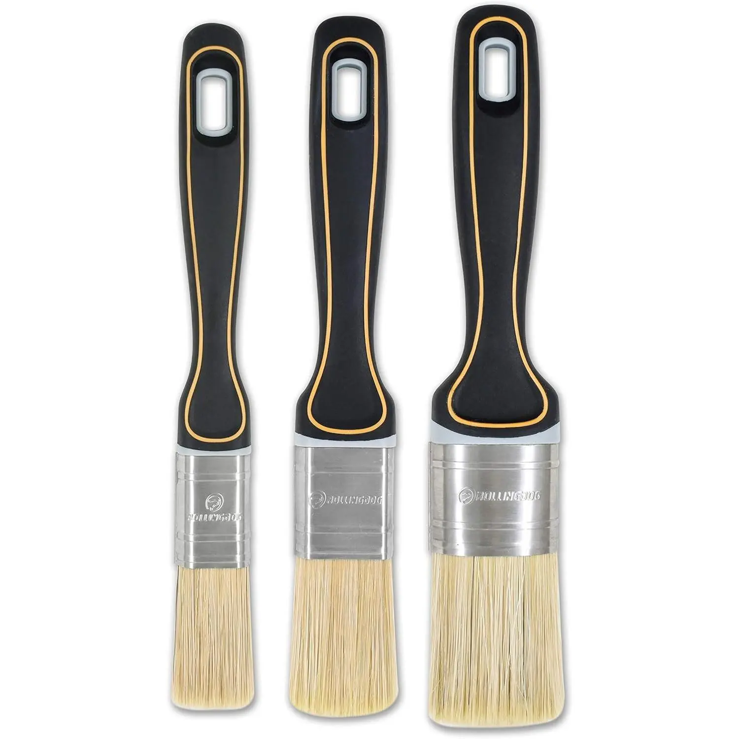 Chalk  Brush - Wax Brushes for Chalk Painting, Brushes for Furniture (Wax Brush 3 count)