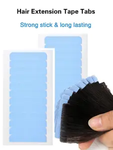 5-Piece Hair Extension Adhesive Tape, Strong Sticky Easy Removal, Suitable for Women Film Hair Extensions, Dual-Sided Glue