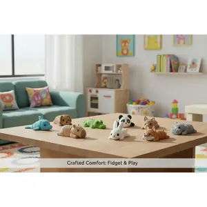 Articulated Animal 3D Printed Party Favors | Knit-imals | Knit-Inspired Animals | Fidgets for Kids & Adults