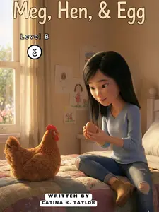Meg, Hen, & Egg: A Short e Decodable Book for Early Literacy Learning (Children's Book)