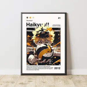 Haikyuu Poster, Hinata Design Poster, Manga Poster, Anime Poster, Japanese Manga Wall Art, Haikyuu Print, Anime Gift