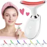 7-Color LED Facial Massager for Skin Firming, Rechargeable High-Frequency Vibration Device with Adjustable Power for Face and Neck, for All Skin Types, Facial Beauty Massagers, Rechargeable Battery, Christmas Gift, Firming Skin tiktokshopbacktoschool