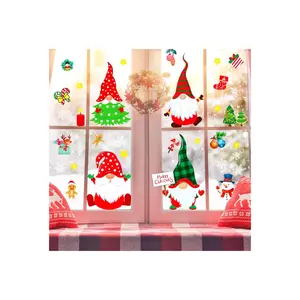Christmas Decorations Ornaments Party for Festive Home Decor Set Window Gnome Pack
