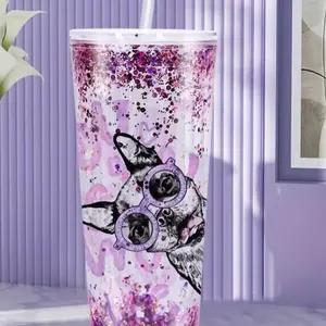 24 oz lava snowglobe tumbler