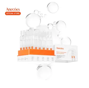 ANECOES Ultra-Hydrating Hyaluronic Acid Serum Tubes - 30 Single-Use Vials for Deep & Long-Lasting Moisture | Soothes, Plumps, and Creates Glass Glow Skin | Ideal for All Skin Types, Especially Dehydrated Skin (1.5ml each)