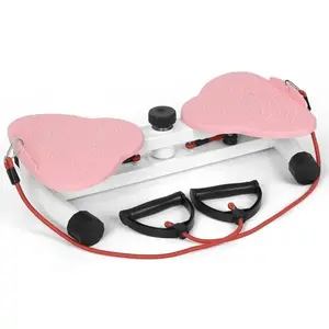 Waist Twister Machine with Resistance Band, Abs Core Exercise Equipment, Home Training Ab Workout Machine, Twisting Home Trainer