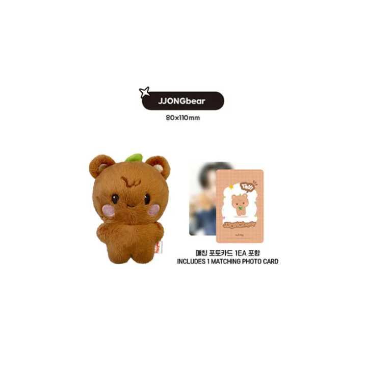 ATEEZ – ANITEEZ IN CALLING Tiny Plush Doll | Official ANITEEZ Pop-Up Merch Plushie (Choose Character) + Matching Photocard | ATINY Collectible Mini Plush | JJOONGrami / DDEONGbyeoli / TYUdeongi / HETmongi / SANdeoki / bbyongMING / WOOYOnyang / JJONGbear