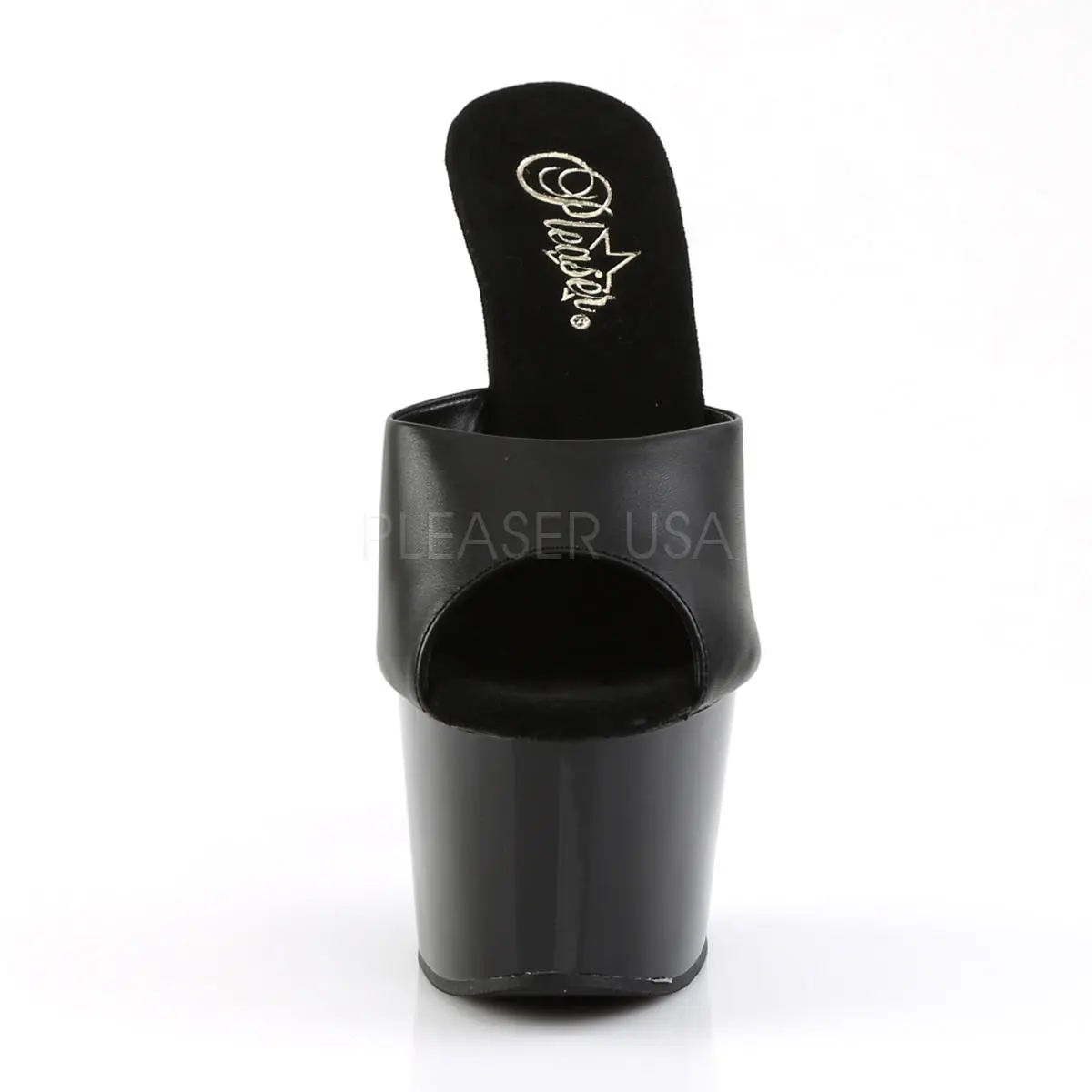 7 Inch Heel ADORE-701 Black Leather