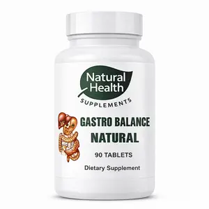 Natural Health Supplements Gastro Balance Natural 90 Tablets for Optimal Digestive Health Relief from Gastritis & Digestive Discomfort with Slippery Elm Bark & Goldenseal Root - Dietary Supplement