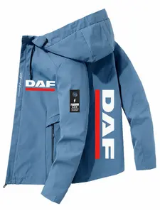 New Daf Pattern Element Jacket, All-Weather Outdoor Hiking Vest, Lightweight Durable Fabric, Casual Slim-Fit Outerwear for All Seasons