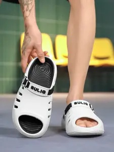 2026 New Summer Simple Trendy Fish‑mouth Slippers for Men, Thick‑soled Height‑increasing Anti‑slip Clogs for Home, Shopping and Daily Casual Wear
