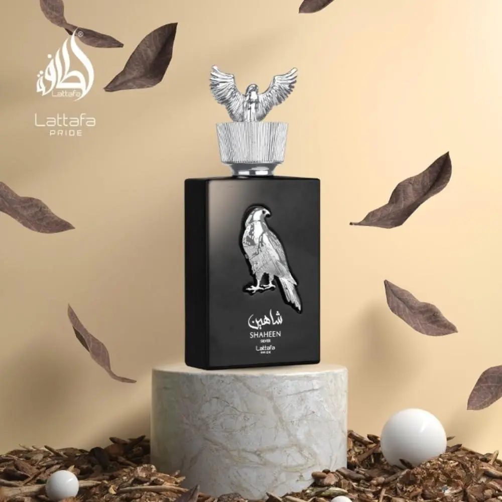 Lattafa Pride Shaheen Silver Eau De Parfum for Women — Cassis, Bergamot, Patchouli, 3.4 oz (100 ml) | rose, cassis perfume, oakmoss, bergamot perfume, amber, cassis bergamot, bergamot patchouli, patchouli rose, patchouli perfume, cassis fragrance, woody