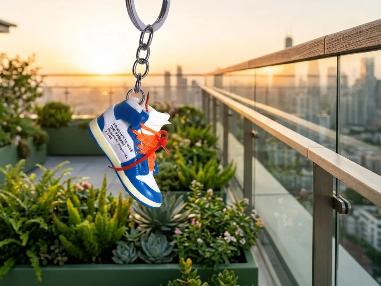 Air Keychain - Miniature Sneaker Accessory for Fans and Collectors